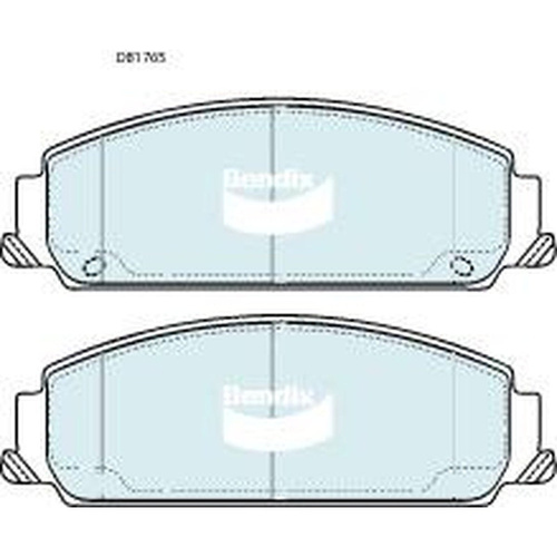 BENDIX GCT DISC BRAKE PAD SET DB1765 GCT