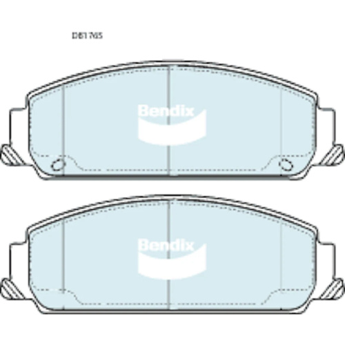 BENDIX ULTIMATE PLUS DISC BRAKE PAD SET DB1765 ULT+