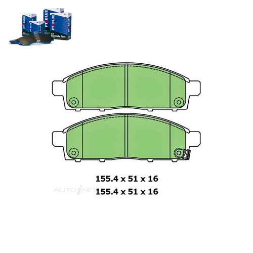 Front Brake Pad Set FOR Mitsubishi Challenger PB PC Triton ML-MR 06- On DB1774 