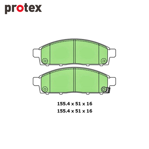 Ultra 4WD Brake Pad Set FOR Mitsubishi Triton Challenger DB1774F