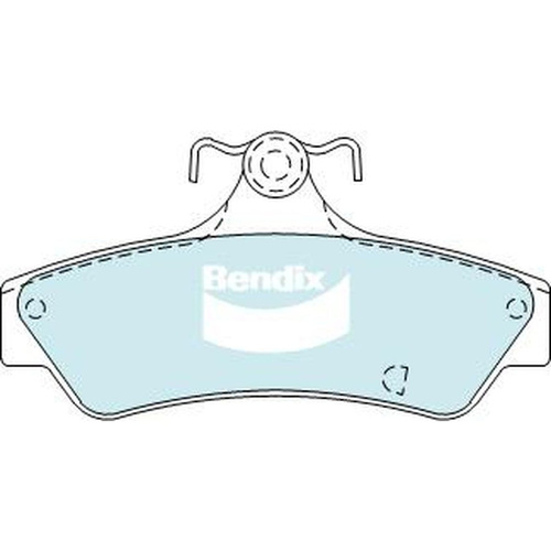 BENDIX GCT DISC BRAKE PAD SET DB1779 GCT