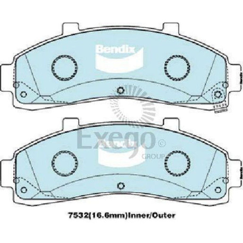 BENDIX HD DISC BRAKE PAD SET DB1784 HD