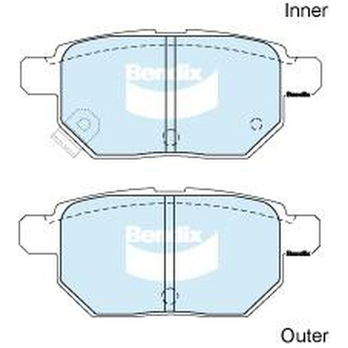 BENDIX GCT DISC BRAKE PAD SET DB1786 GCT