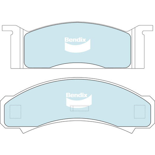 BENDIX HD DISC BRAKE PAD SET DB1807 HD