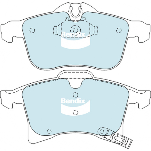 BENDIX GCT DISC BRAKE PAD SET DB1808 GCT