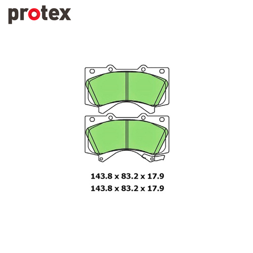 Ultra 4WD Brake Pad Set FOR Toyota Tundra Landcruiser Lexus LX DB1838F