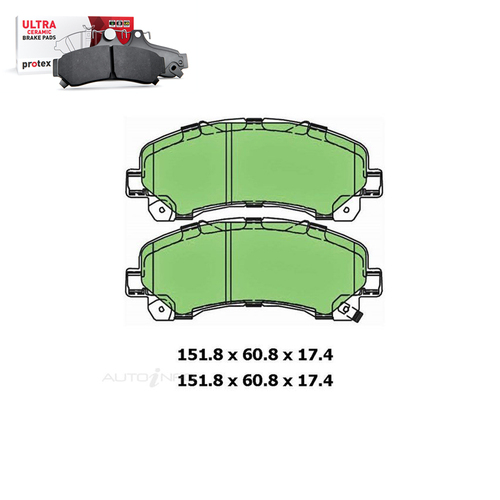 Front Brake Pad Set FOR Holden Colorado Isuzu D-Max MU-X LDV T60 08-On DB1841 