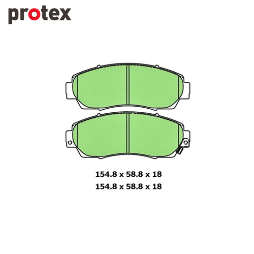 Ultra 4WD Brake Pad Set FOR Honda Odyssey CR-V DB1843F