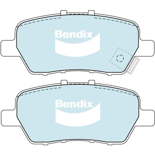 BENDIX GCT DISC BRAKE PAD SET DB1847 GCT