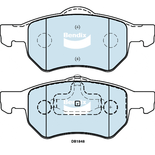 BENDIX HD DISC BRAKE PAD SET DB1848 HD
