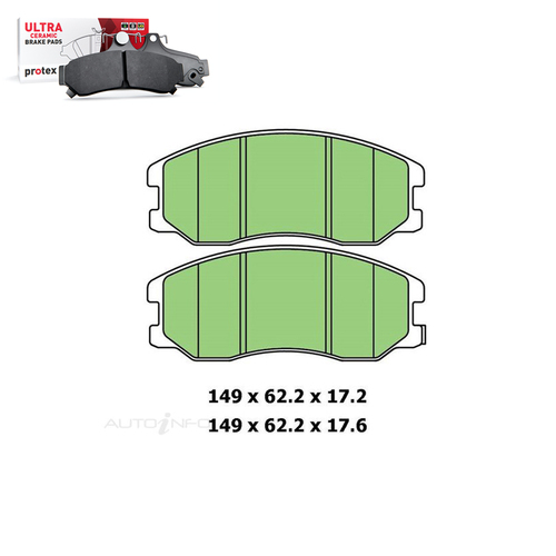 Front Brake Pad Set FOR Holden Captiva CG 2006-2019 DB1850 