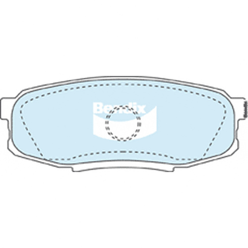 BENDIX 4WD DISC BRAKE PAD SET DB1857 4WD