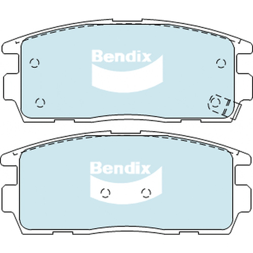 BENDIX 4WD DISC BRAKE PAD SET DB1862 4WD