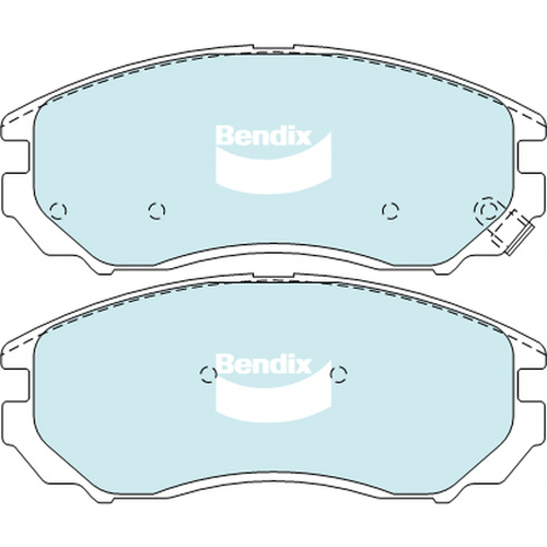 BENDIX GCT DISC BRAKE PAD SET  DB1863 GCT