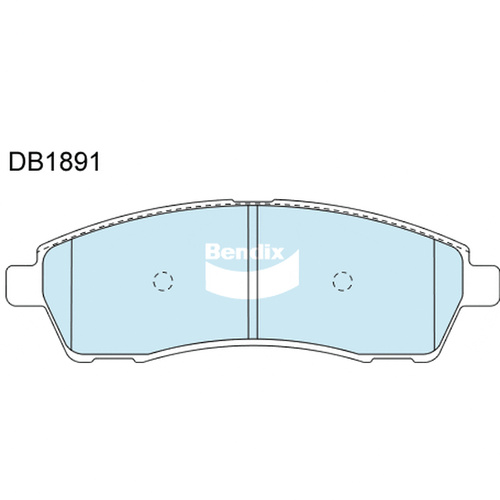 BENDIX HD DISC BRAKE PAD SET DB1891 HD