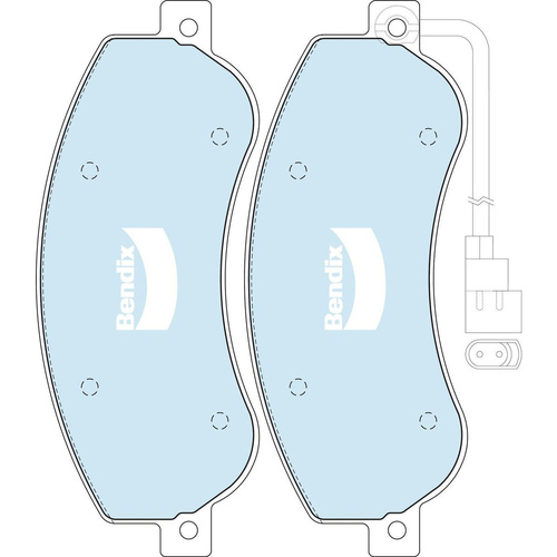 BENDIX 4WD DISC BRAKE PAD SET DB1915 4WD
