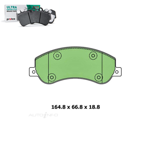 Front Brake Pad Set FOR Ford Transit VM Volkswagen Amarok 2H 06-On DB1915 