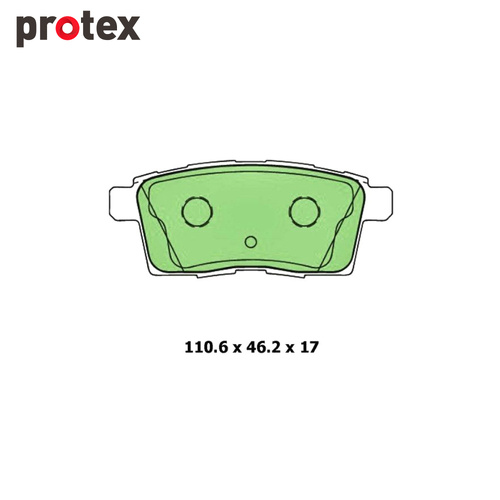 Ultra 4WD Brake Pad Set FOR Mazda CX-9 CX-7 DB1917F