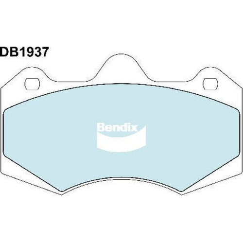 BENDIX SRT DISC BRAKE PAD SET DB1937 SRT