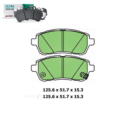 Front Brake Pad Set FOR Ford Fiesta Mazda 2 Suzuki Baleno Swift 07-On DB1941 