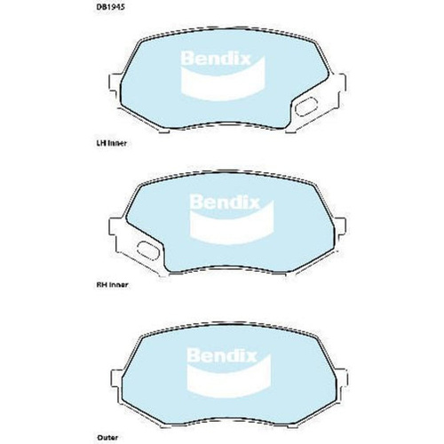 BENDIX HD DISC BRAKE PAD SET DB1945 HD