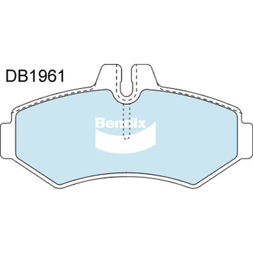 BENDIX HD DISC BRAKE PAD SET DB1961 HD