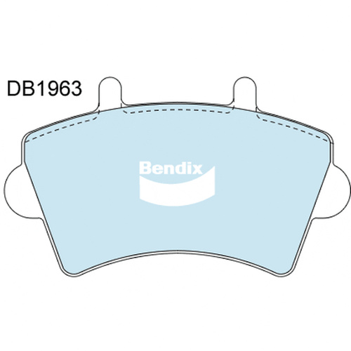 BENDIX HD DISC BRAKE PAD SET DB1963 HD
