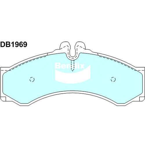 BENDIX HD DISC BRAKE PAD SET DB1969 HD