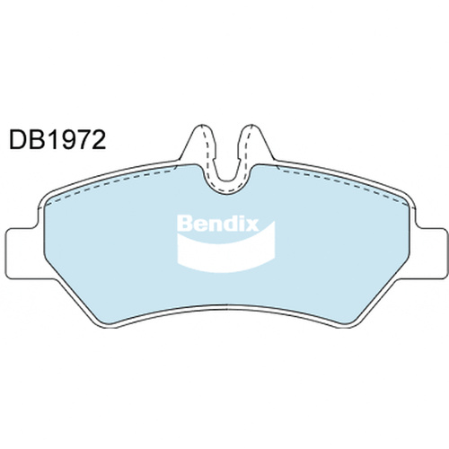 BENDIX HD DISC BRAKE PAD SET DB1972 HD