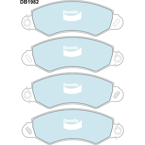 BENDIX HD DISC BRAKE PAD SET DB1982 HD