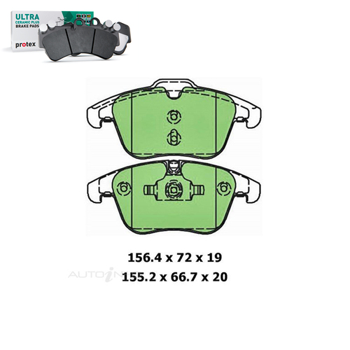 Front Brake Pad Set FOR Ford Mondeo Land Rover Volvo S60 V60 V70 07-15 DB1998 