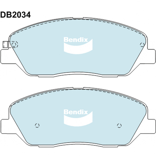 BENDIX GCT DISC BRAKE PAD SET DB2034 GCT