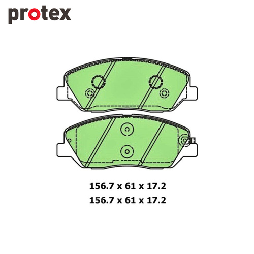 Protex Ultra Ceramic Plus Brake Pad Set DB2034