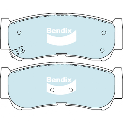 BENDIX GCT DISC BRAKE PAD SET DB2035 GCT