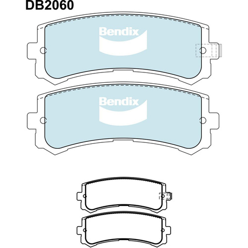 BENDIX HD DISC BRAKE PAD SET DB2060 HD