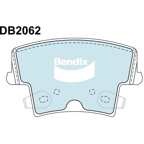 BENDIX HD DISC BRAKE PAD SET DB2062 HD