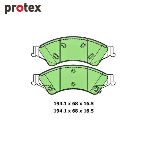 Ultra 4WD Brake Pad Set FOR Ford Ranger Mazda BT-50 DB2074F