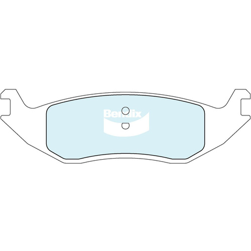 BENDIX 4WD DISC BRAKE PAD SET DB2104 4WD