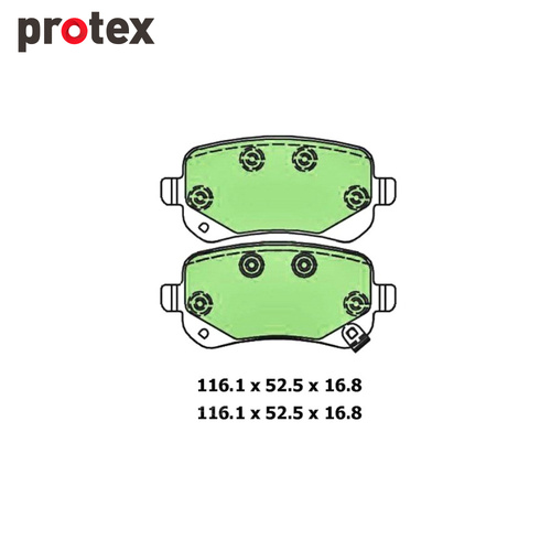 Ultra 4WD Brake Pad Set FOR Dodge Journey Chrysler Grand Voyager DB2152F