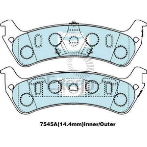 BENDIX HD DISC BRAKE PAD SET DB2171 HD