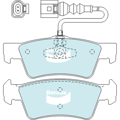 BENDIX HD DISC BRAKE PAD SET DB2201 HD