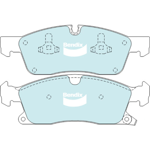 BENDIX 4WD DISC BRAKE PAD SET  DB2216 4WD