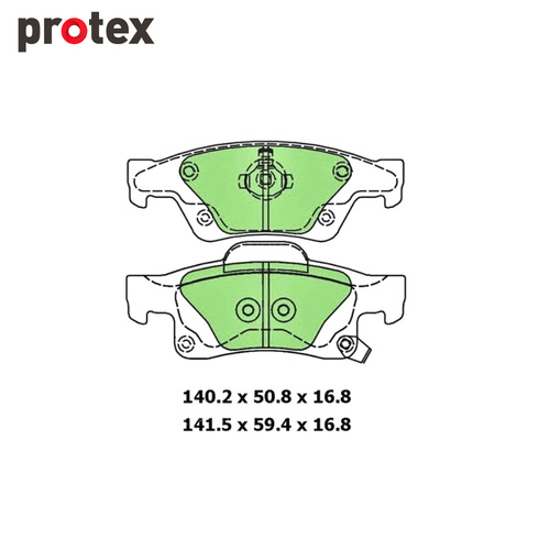Ultra 4WD Brake Pad Set FOR Jeep Grand Cherokee DB2217F