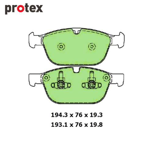 Protex Ultra Ceramic Plus Brake Pad Set DB2218
