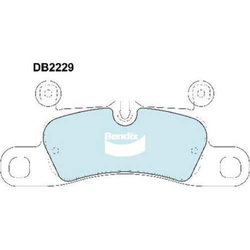BENDIX HD DISC BRAKE PAD SET DB2229 HD