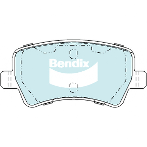 BENDIX EURO PLUS DISC BRAKE PAD SET DB2234 EURO+