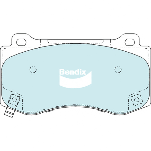 BENDIX HD DISC BRAKE PAD SET DB2259 HD