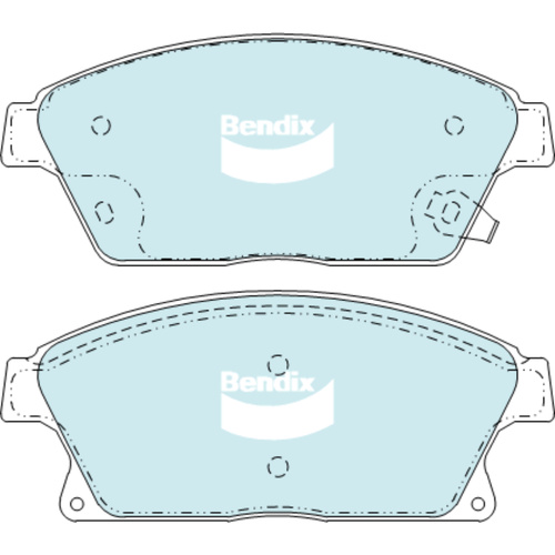 BENDIX GCT DISC BRAKE PAD SET DB2268 GCT