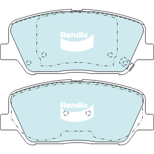 BENDIX GCT DISC BRAKE PAD SET DB2270 GCT