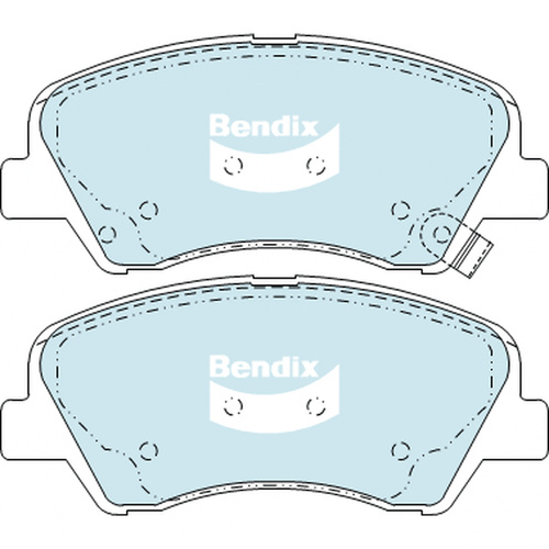 BENDIX GCT DISC BRAKE PAD SET DB2272 GCT